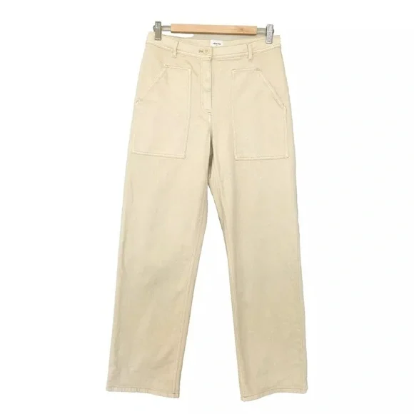 Aritzia Wilfred Free Modern Utility Pant in Gd Birch Size 6 - Picture 4 of 13